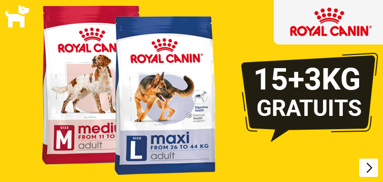 Royal Canin bonusbags  15+3 gratis hondenvoer DOG